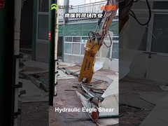 Máy cắt vải kim loại phế liệu thủy lực hạng nặng cho máy đào