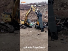 Máy cắt rác hoàn toàn xoay để xử lý thép trong phế liệu