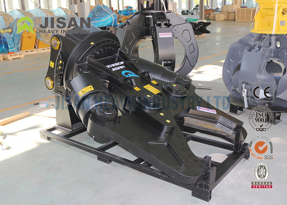Máy đào Hydraulic Shear Jaw Pc200-7 Máy đào Tải phá hủy Vevor Hai xi lanh Hydraulic Scrap Metal Shear Tool