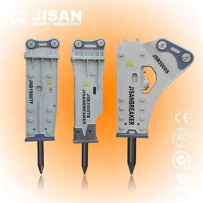 Máy đào thủy lực Máy phá đá 140 bar Áp suất 3,5 mét Chiều dài thích hợp cho xây dựng và khai thác đá