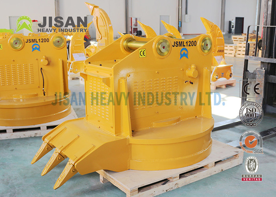 Nam châm điện nâng thủy lực tròn 1600kg 3600lb 1,2m 47in cho phế liệu kim loại cần cẩu