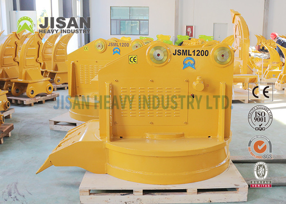 Nam châm điện nâng thủy lực tròn 1600kg 3600lb 1,2m 47in cho phế liệu kim loại cần cẩu