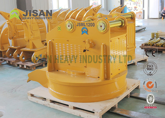 Nam châm điện nâng thủy lực tròn 1600kg 3600lb 1,2m 47in cho phế liệu kim loại cần cẩu