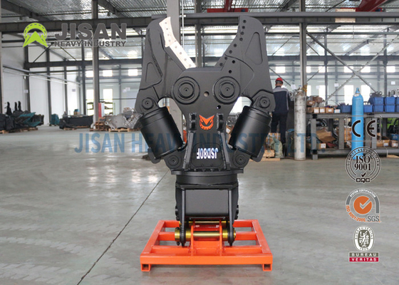 Máy đào Hydraulic Shear Jaw Pc200-7 Máy đào Tải phá hủy Vevor Hai xi lanh Hydraulic Scrap Metal Shear Tool