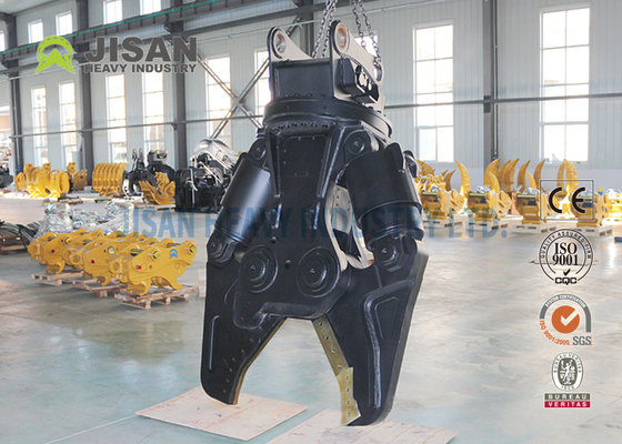 Máy đào Hydraulic Shear Jaw Pc200-7 Máy đào Tải phá hủy Vevor Hai xi lanh Hydraulic Scrap Metal Shear Tool