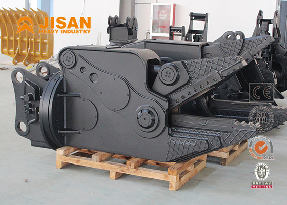 Jisan Hardox Demolition Shear cho máy đào Đơn xi-lanh cắt xe máy Shear thủy lực phế liệu kim loại Shears