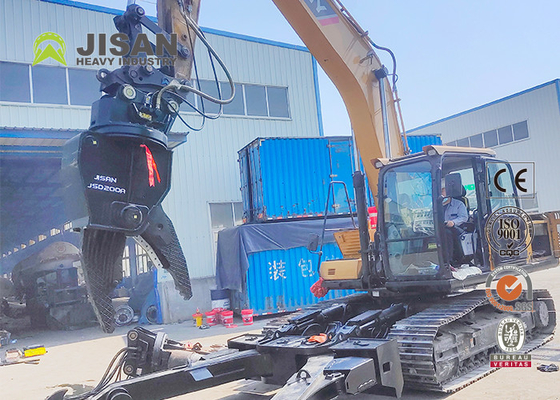 Pc310lc-5 Hydraulic Steel Shear Excavator Demolition Shear Excavator For Sale Rotating Scrap Shears Xe tải xe hơi E