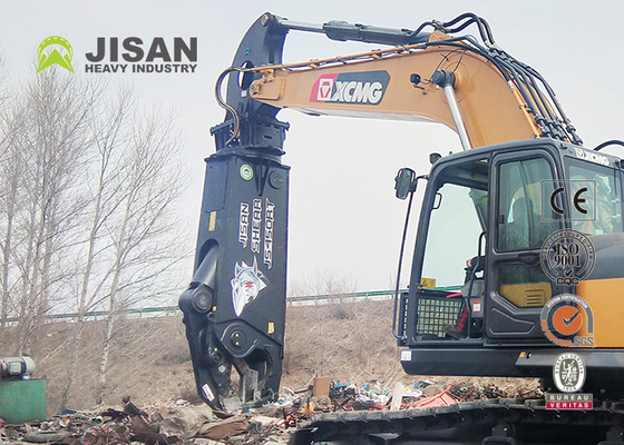 Teyun Tycs450rt Hydraulic Shear Máy đào bền Máy cắt kim loại để cắt và phục hồi vật liệu phế liệu trên các trang web phá hủy công nghiệp