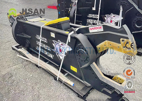 Teyun Tycs450rt Hydraulic Shear Máy đào bền Máy cắt kim loại để cắt và phục hồi vật liệu phế liệu trên các trang web phá hủy công nghiệp