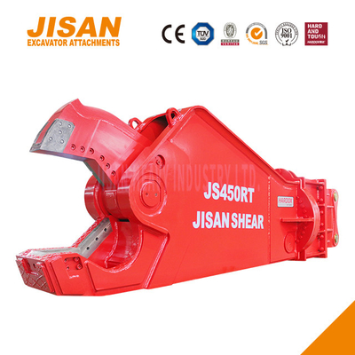 Đặt lại lưỡi dao nhanh cắt và phục hồi vật liệu phế liệu bằng dao kéo kim loại máy đào Teyun Tycs450rt