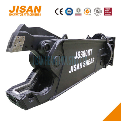 360 độ quay thủy lực Excavator Cây cắt kim loại để phục hồi vật liệu phế liệu