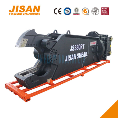 360 độ quay thủy lực Excavator Cây cắt kim loại để phục hồi vật liệu phế liệu