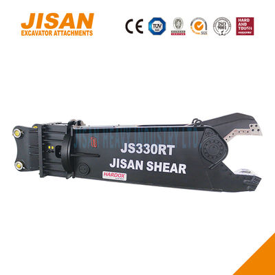 Kéo cắt kim loại máy xúc xoay 360 độ và tăng kích thước xi-lanh để đạt hiệu quả tối đa