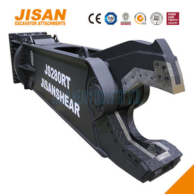 Kéo cắt kim loại máy xúc xoay 360 độ và tăng kích thước xi-lanh để đạt hiệu quả tối đa