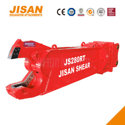 Kéo cắt kim loại máy xúc xoay 360 độ và tăng kích thước xi-lanh để đạt hiệu quả tối đa