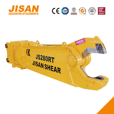 Kéo cắt kim loại máy xúc xoay 360 độ và tăng kích thước xi-lanh để đạt hiệu quả tối đa