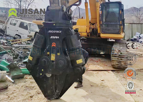 JSD40F-JSD480F Excavator Metal Shears For Demolition And Recycling With 360 Deg Hydraulic Rotation Motor