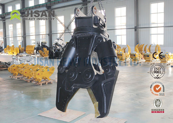 Kéo cắt kim loại máy đào JISAN với động cơ quay thủy lực 360 độ, công suất mạnh mẽ và độ bền cao