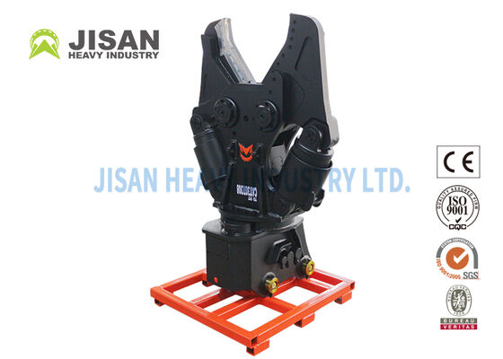 Máy cắt kim loại khoan với vòng quay thủy lực 360 độ và lưỡi dao thay thế cho các hoạt động phá hủy và tái chế