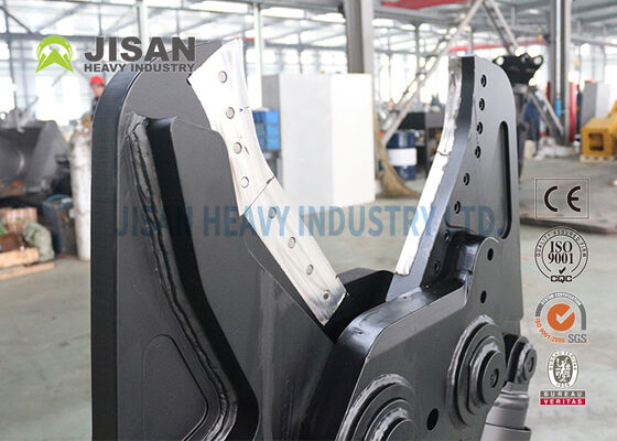 Máy cắt kim loại khoan với vòng quay thủy lực 360 độ và lưỡi dao thay thế cho các hoạt động phá hủy và tái chế