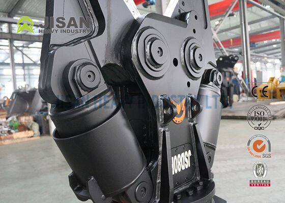 Máy cắt kim loại khoan với vòng quay thủy lực 360 độ và lưỡi dao thay thế cho các hoạt động phá hủy và tái chế