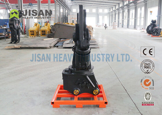 Máy cắt kim loại khoan với vòng quay thủy lực 360 độ và lưỡi dao thay thế cho các hoạt động phá hủy và tái chế