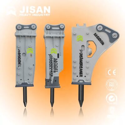 Độ rộng 12 mét Excavator Rock Crusher Nguồn điện thủy lực tối ưu hóa để tiết kiệm năng lượng và giảm chi phí hoạt động