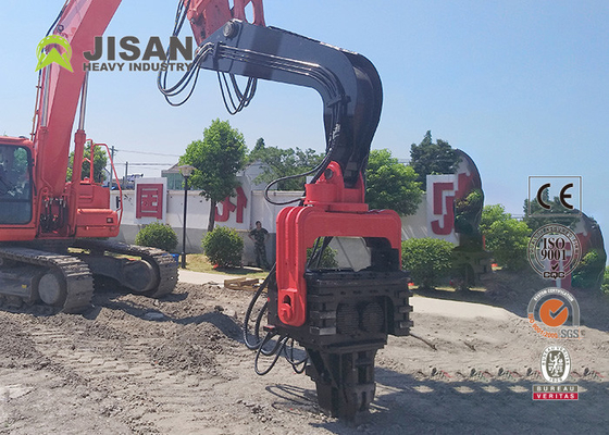 Máy xúc 40-65 tấn gắn Bộ điều khiển cọc tấm thủy lực / Búa Vibro
