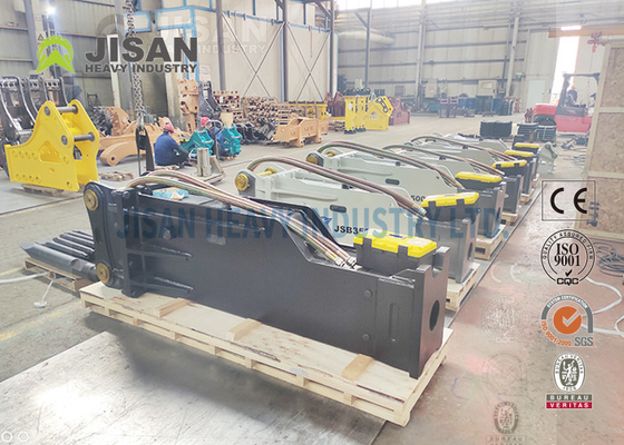 Phần đính kèm máy phá bê tông SB40 Loại hộp Búa đá thủy lực cho máy xúc