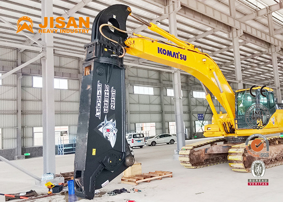 Tháo dỡ các thùng chứa bị bỏ rơi Tàu Máy nghiền quay thủy lực cho máy xúc