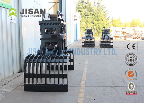 Gỡ phân loại phế liệu kim loại, Đá thủy lực xoay vuông quay Grapple