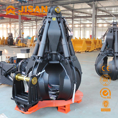 Máy xúc lật mini 800 lít để xử lý phế liệu thép
