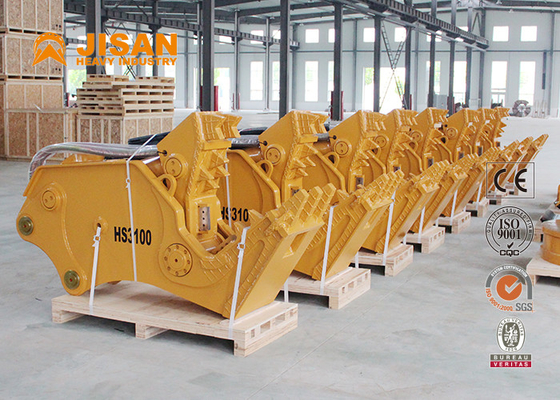 Lực cắt 200t Máy nghiền bê tông thủy lực Chiều cao máy cắt 50mm