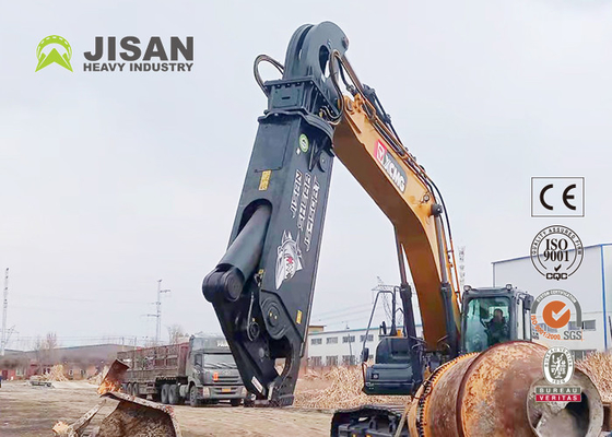 Vật liệu mạnh Máy xúc bằng thép Cắt thủy lực Tiết kiệm năng lượng Phá dỡ phương tiện